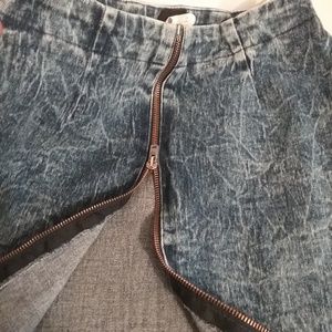 Konnie O Skirts - Vintage 80s Acid Wash Denim Jean Mini Skirt Konnie O Skirts - Vintage 80s Acid Wash Denim Jean Mini Skirt